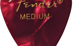 Pene de Chitară Fender Premium Celluloid 351 Shape Picks Medium Red Moto 12-Pack