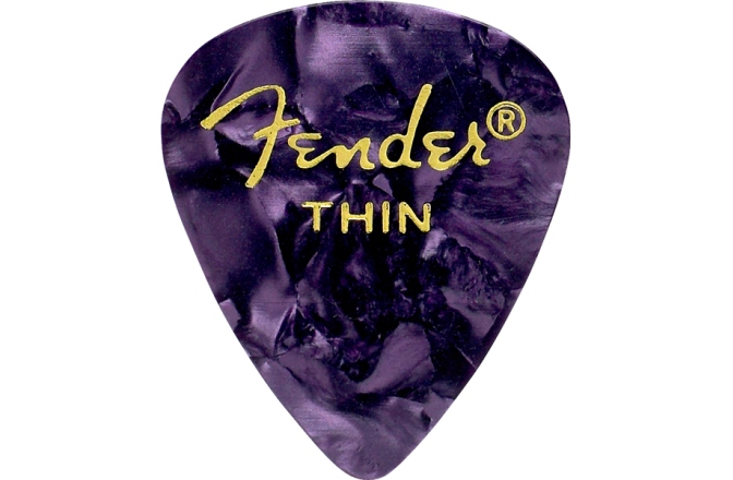 Pene de Chitară Fender Premium Celluloid 351 Shape Picks Thin Purple Moto 12-Pack