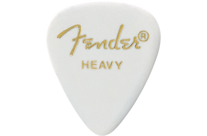 Pene de Chitară Fender White 351 Shape Heavy (12)
