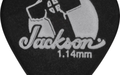 Pene de Chitară Jackson 551 Leaning Cross Picks Black Extra Heavy 1.14mm