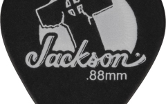 Pene de Chitară Jackson  551 Leaning Cross Picks Black Med/Heavy .88mm