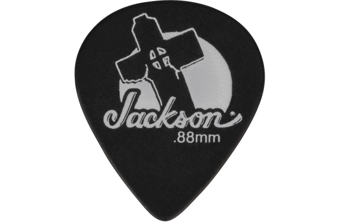 Pene de Chitară Jackson  551 Leaning Cross Picks Black Med/Heavy .88mm