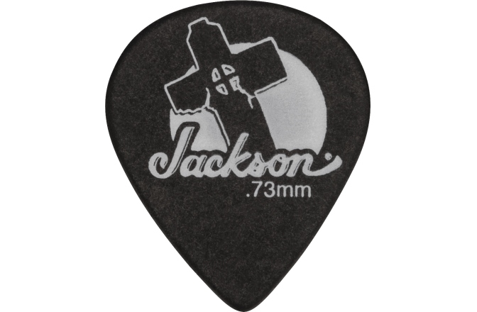 Pene de Chitară Jackson 551 Leaning Cross Picks Black Medium .73mm