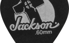 Pene de Chitară Jackson 551 Leaning Cross Picks Black Thin/Med .60mm