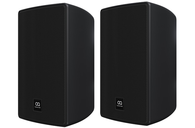 Pereche boxe pasive Optimal Audio CUBOID 5 Black Pair