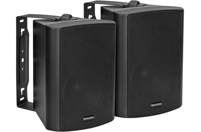 Pereche de difuzoare active cu 2 căi și cu woofer de 5". Omnitronic ALP-5A Active Speaker Set black