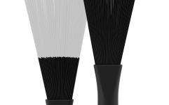 Perii de tobe Promark Heavy Nylon Brushes 2B Black