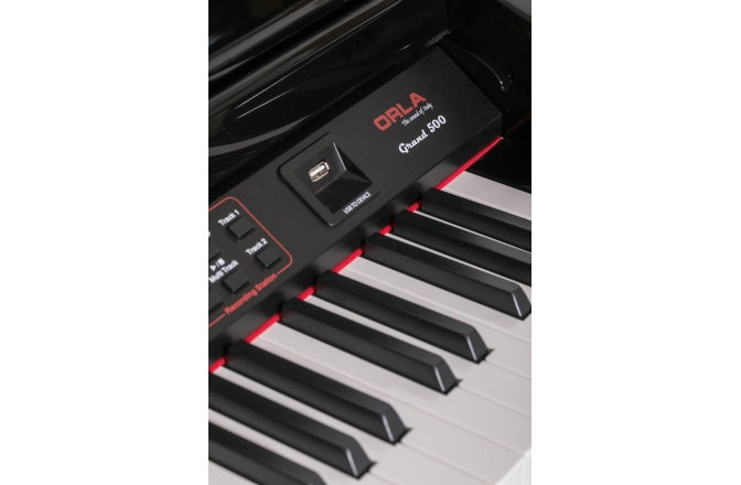Pian digital cu coadă Orla GRAND 500 Black with Fatar keyboard