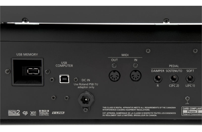 Pian digital de scenă Roland FP-80 BK