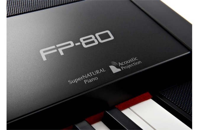 Pian digital de scenă Roland FP-80 BK