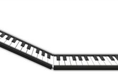 Pian digital pliabil Carry-On Folding Piano 49 Touch Black