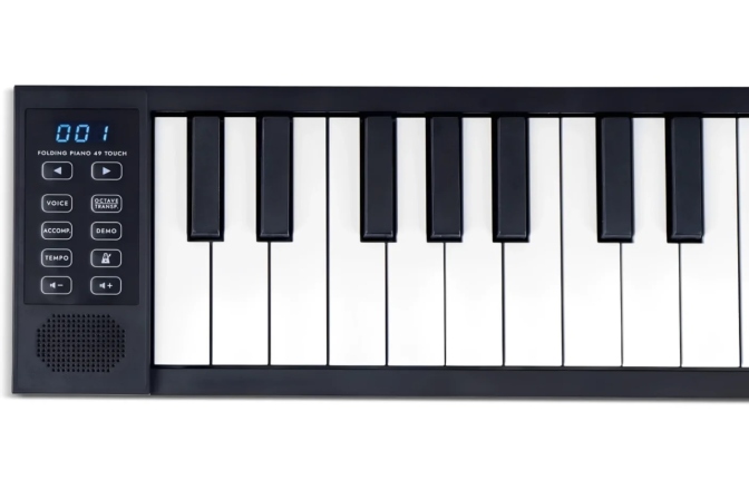Pian digital pliabil Carry-On Folding Piano 49 Touch Black