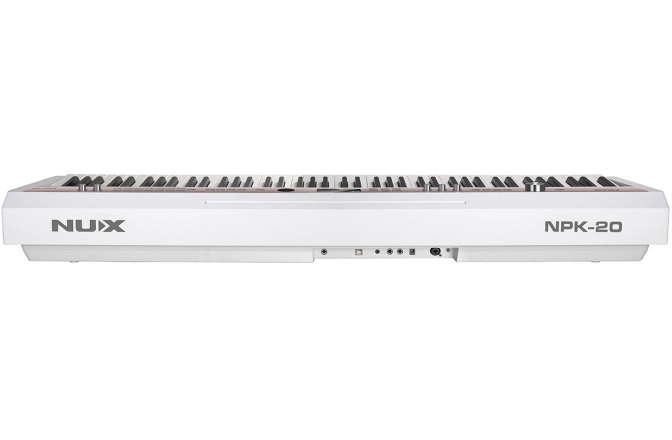 Pian digital portabil Nux NPK-20 White