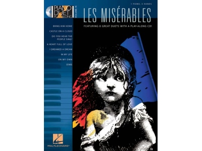 PIANO DUET PLAY-ALONG VOLUME 14  LES MISERABLES PF BOOK/CD