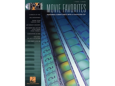 PIANO DUET PLAY-ALONG VOLUME 2  MOVIE FAVOURITES PF BOOK/CD