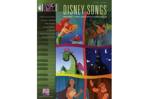 PIANO DUET PLAY-ALONG VOLUME 6  DISNEY SONGS PF BOOK/CD