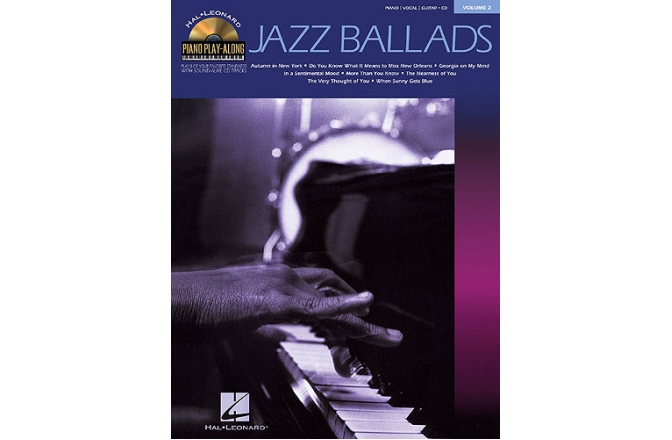 No brand PIANO PLAY-ALONG VOLUME 2  JAZZ BALLADS PVG PF BOOK/CD