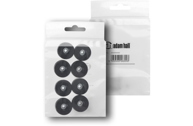 Picioare case Adam Hall 4907 M8 Rubber Feet Pack