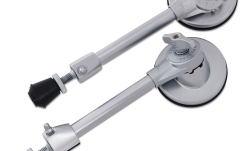 Picior pentru tobă mare DW Picior Bass drum Satin Chrome