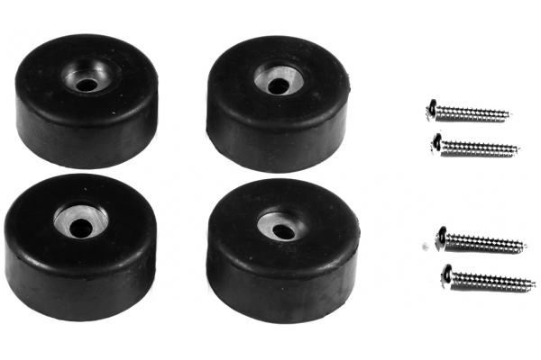 rubber feet (incl. screws) - for cajons (4 pieces)