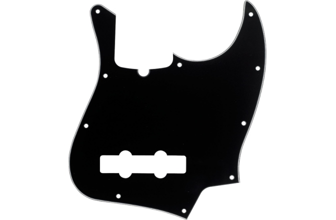 Pickguard Fender Pickguard Jazz Bass 10-Hole Mount (with Truss Rod Notch) B/W/B 3-Ply