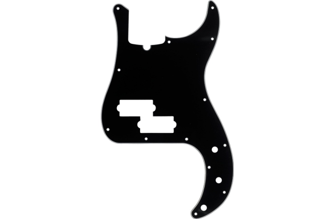 Pickguard  Fender Pickguard Precision Bass 13-Hole Mount (with Truss Rod Notch) Black 3-Ply