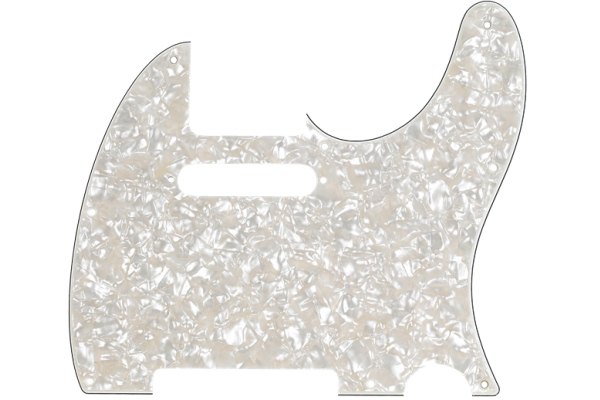 Pickguard Telecaster 8-Hole Mount Aged White Pearl 4-Ply