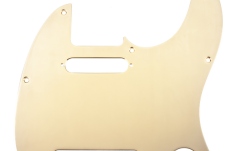 Pickguard Fender Pickguard Telecaster 8-Hole Mount Gold-Plated 1-Ply