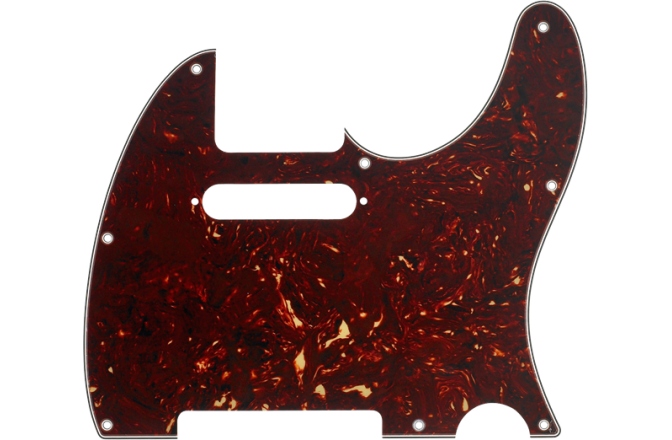 Pickguard  Fender Pickguard Telecaster 8-Hole Mount Tortoise Shell 4-Ply