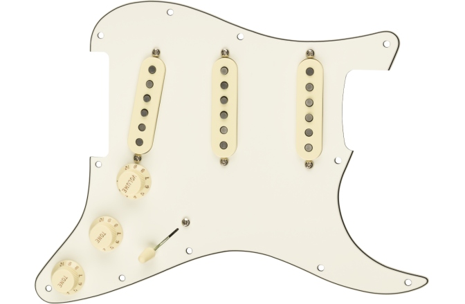 Pickguard  Fender Pre-Wired Strat Pickguard Custom Shop Texas Special SSS Parchment 11 Hole PG