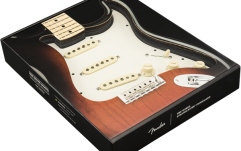 Pickguard Fender Pre-Wired Strat Pickguard Tex-Mex SSS Parchment 11 Hole PG