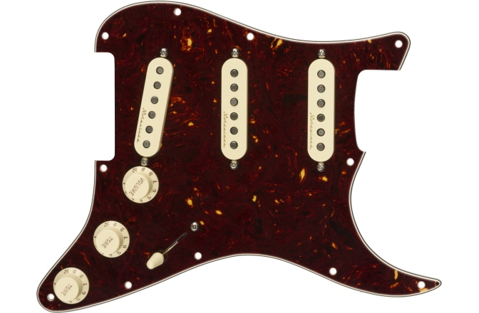 Pickguard  Fender Pre-Wired Strat Pickguard Vintage Noiseless SSS Tortoise Shell 11 Hole PG