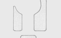 Pickguard Gewa Pickguard Set pt chitara clasica, 3 componente