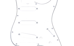 Pickguard S/S/S Fender Pickguard Stratocaster S/S/S 11-Hole Vintage Mount White 