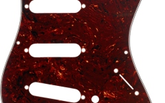 Pickguard S/S/S Fender Pickguard Stratocaster S/S/S 8-Hole Mount Tortoise Shell 