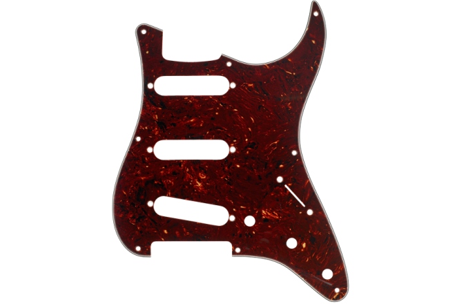 Pickguard S/S/S Fender Pickguard Stratocaster S/S/S 8-Hole Mount Tortoise Shell 
