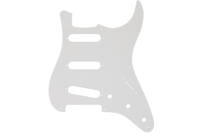 Pickguard S/S/S Fender Pickguard Stratocaster S/S/S 8-Hole Mount White
