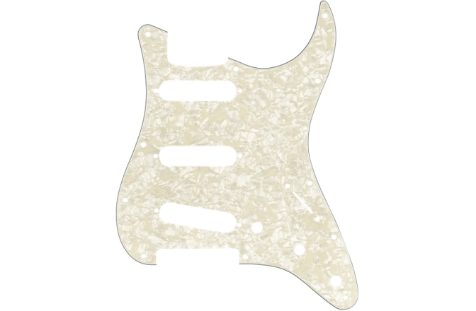 Pickguard S/S/S Fender Pickguard Stratocaster S/S/S  Aged White Pearl 