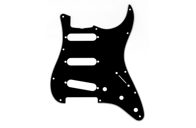 Pickguard S/S/S Fender Pickguard Stratocaster S/S/S Vintage Black 