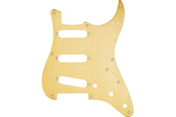 Pickguard Stratocaster S/S/S 8-Hole Gold 