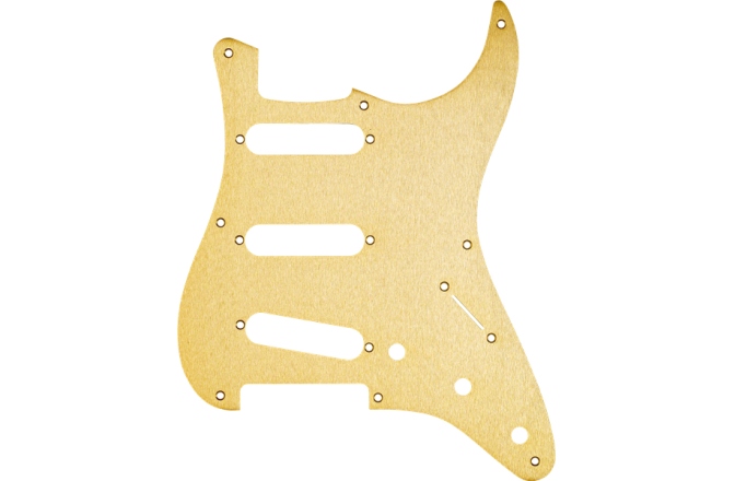 Pickguard Strat SSS Fender Pickguard Stratocaster S/S/S 8-Hole Gold 