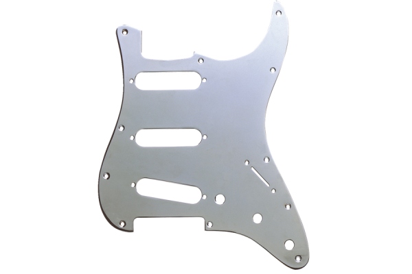 Pickguard Stratocaster S/S/S Mount Chrome-Plated 1-Ply