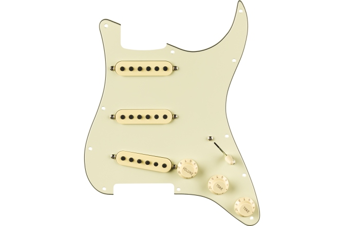 Pickguard Strat SSS Fender Pre-Wired Strat Pickguard Eric Johnson Signature Mint Green 11 Hole PG