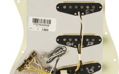 Pickguard Strat SSS Fender Pre-Wired Strat Pickguard Eric Johnson Signature Mint Green 11 Hole PG