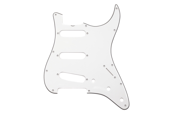 Pickguard Strat SSS Fender Pure Vintage Pickguard '65 Stratocaster Eggshell 3-Ply