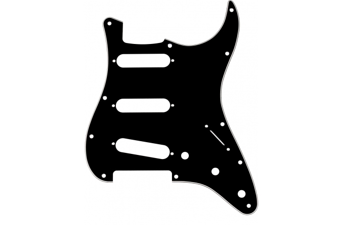 Pickguard Stratocaster Fender Pickguard SSS Black