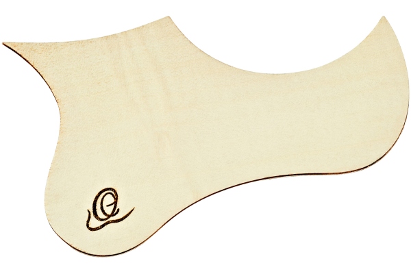 Wooden Pickguard for Ukulele - Flamed Maple for TE &#38; BA