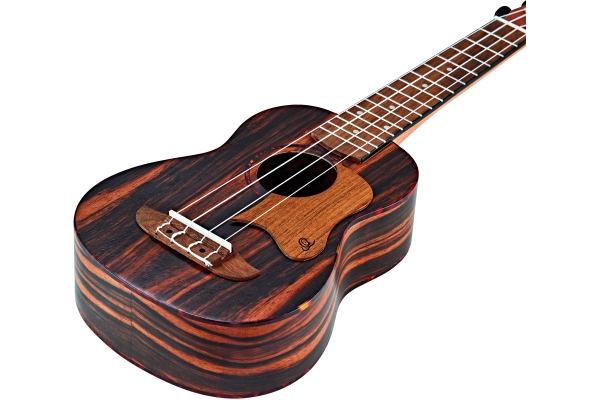 Wooden Pickguard for Ukulele - Walnut for TE & BA Wooden Pickguard for Ukulele - Walnut for TE & BA