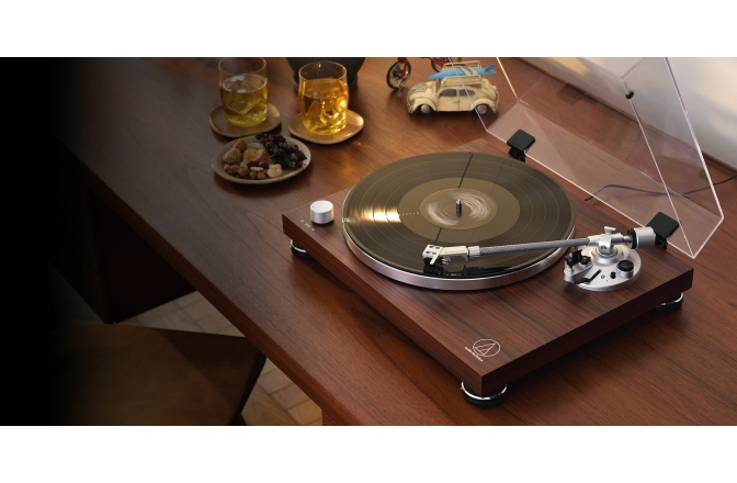 Pickup Audio-Technica AT-LPW50BTRW Wood Base Rosewood