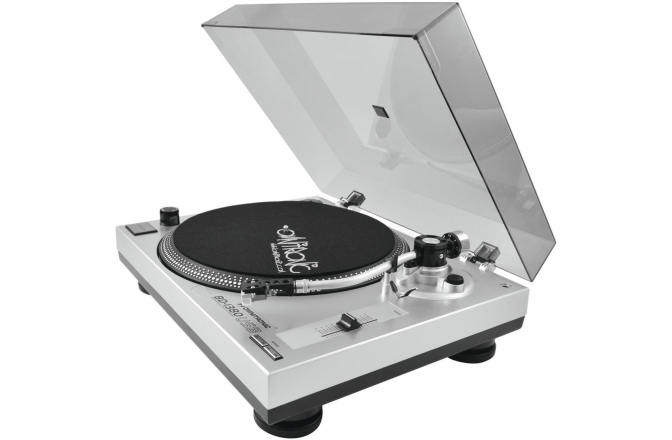 Pickup de DJ Omnitronic BD-1380 USB Turntable Silver